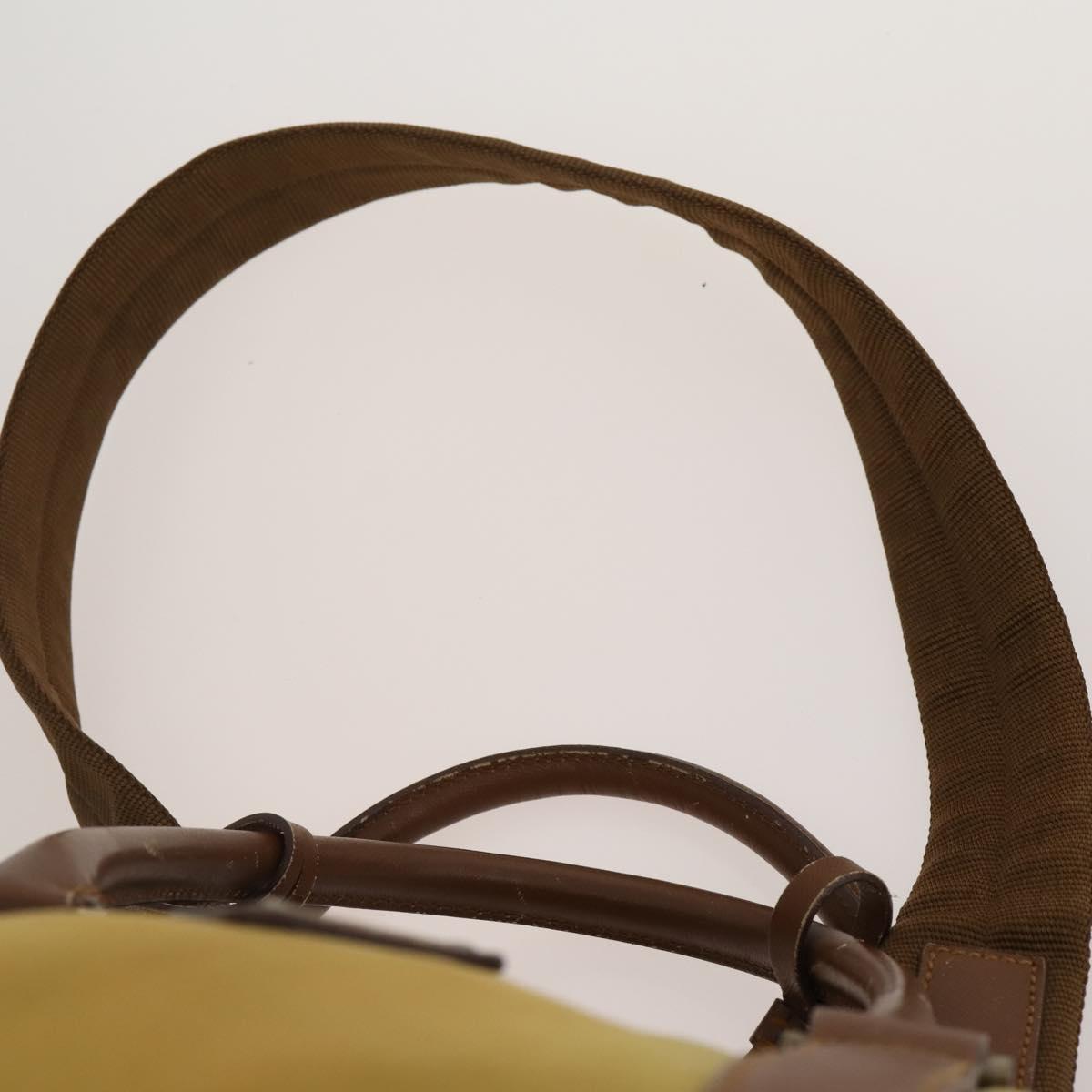 PRADA Boston Bag Hand Bag Nylon 3 Set Khaki Blue Auth 191805