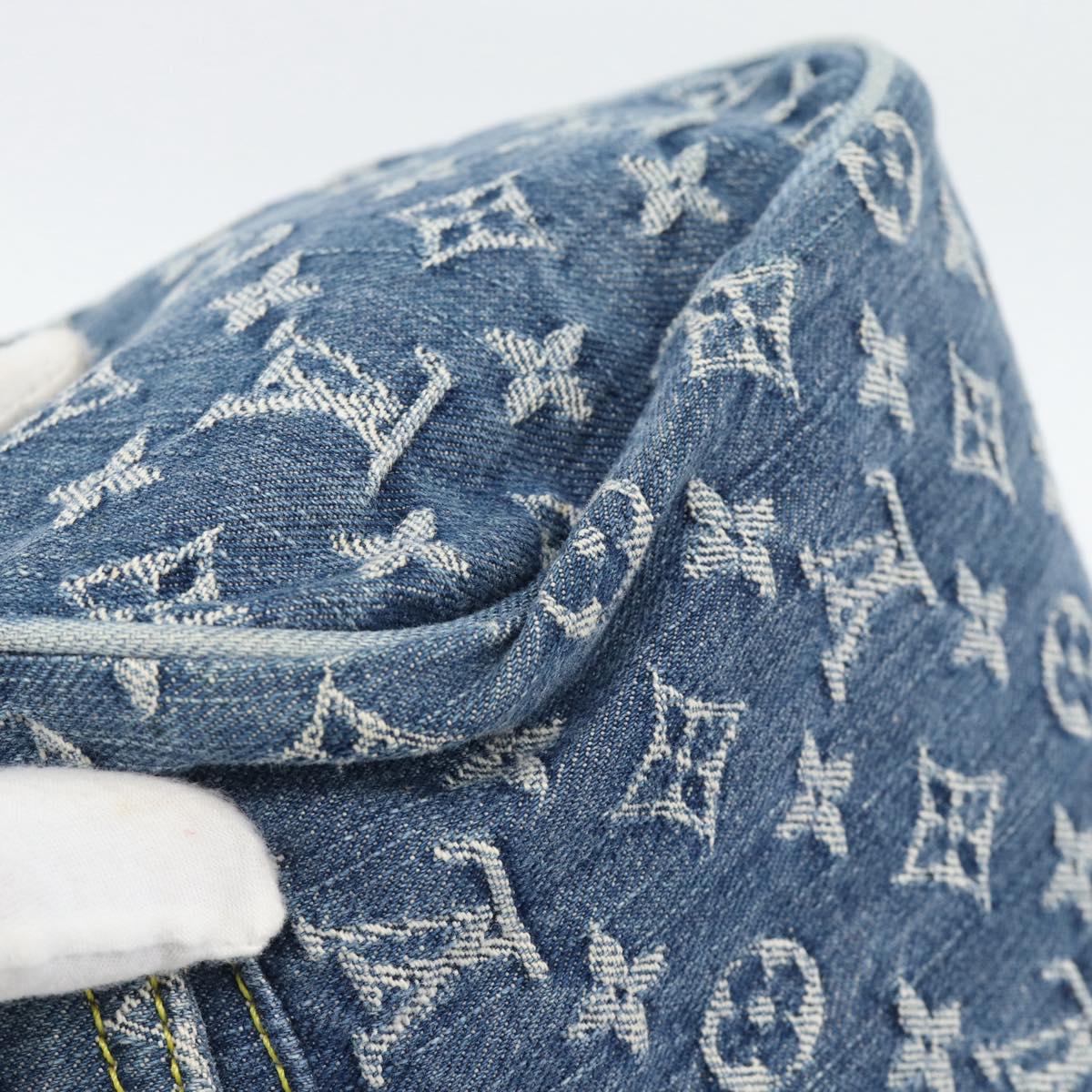 LOUIS VUITTON Monogram Denim Neo Speedy Hand Bag Blue M95019 LV Auth 191830V