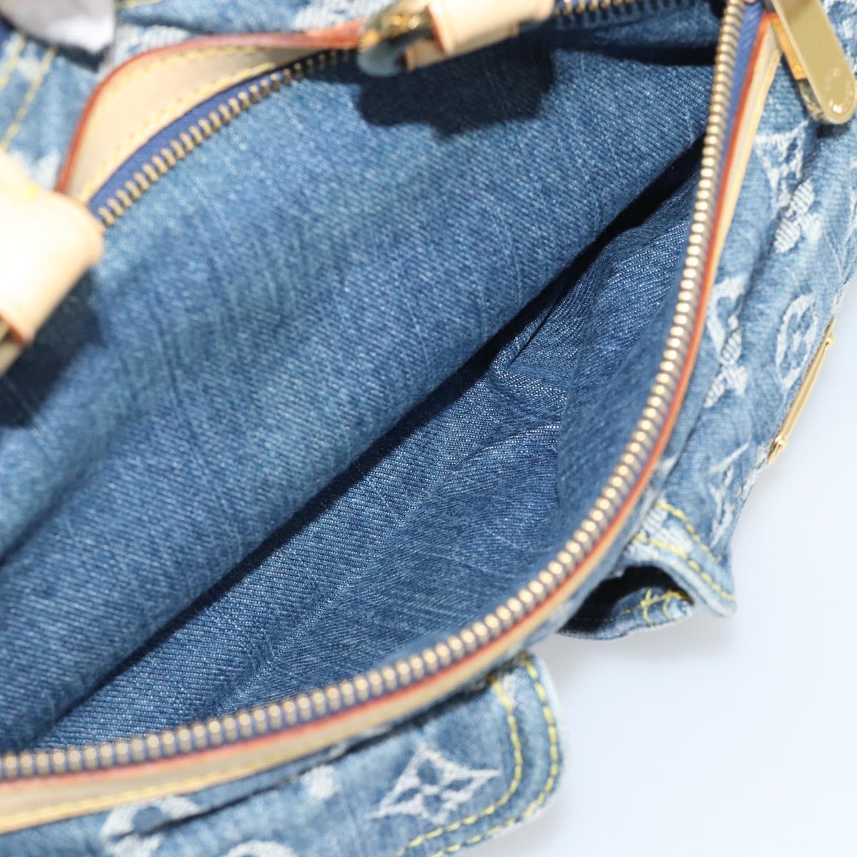 LOUIS VUITTON Monogram Denim Neo Speedy Hand Bag Blue M95019 LV Auth 191830V