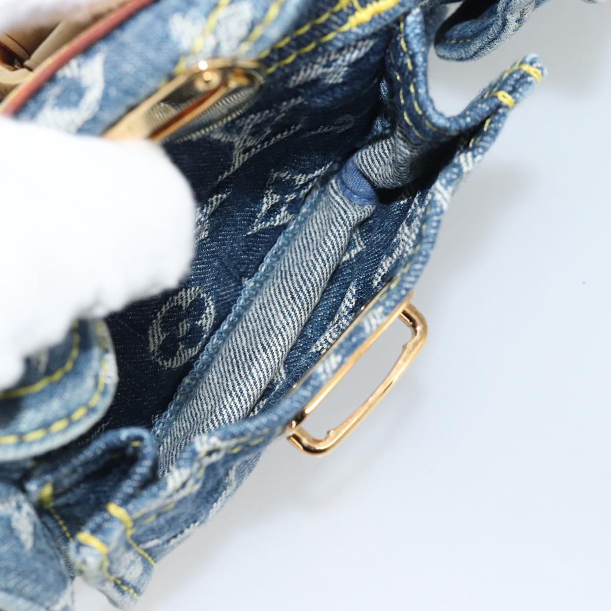 LOUIS VUITTON Monogram Denim Neo Speedy Hand Bag Blue M95019 LV Auth 191830V
