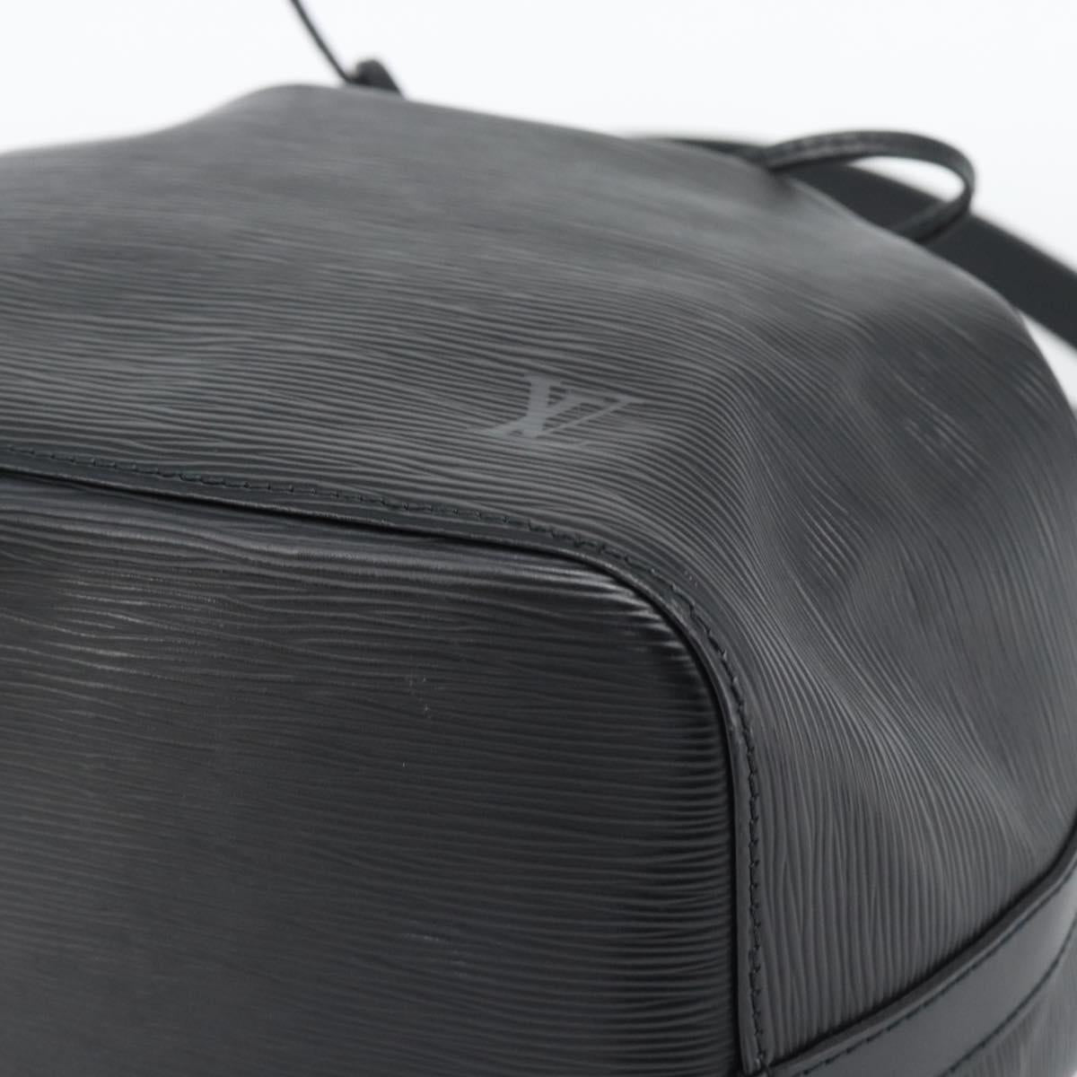 LOUIS VUITTON Epi Petit Noe Shoulder Bag Black M44102 LV Auth 191858V