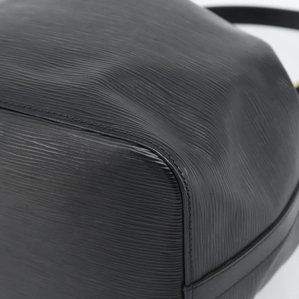 LOUIS VUITTON Epi Petit Noe Shoulder Bag Black M44102 LV Auth 191858V