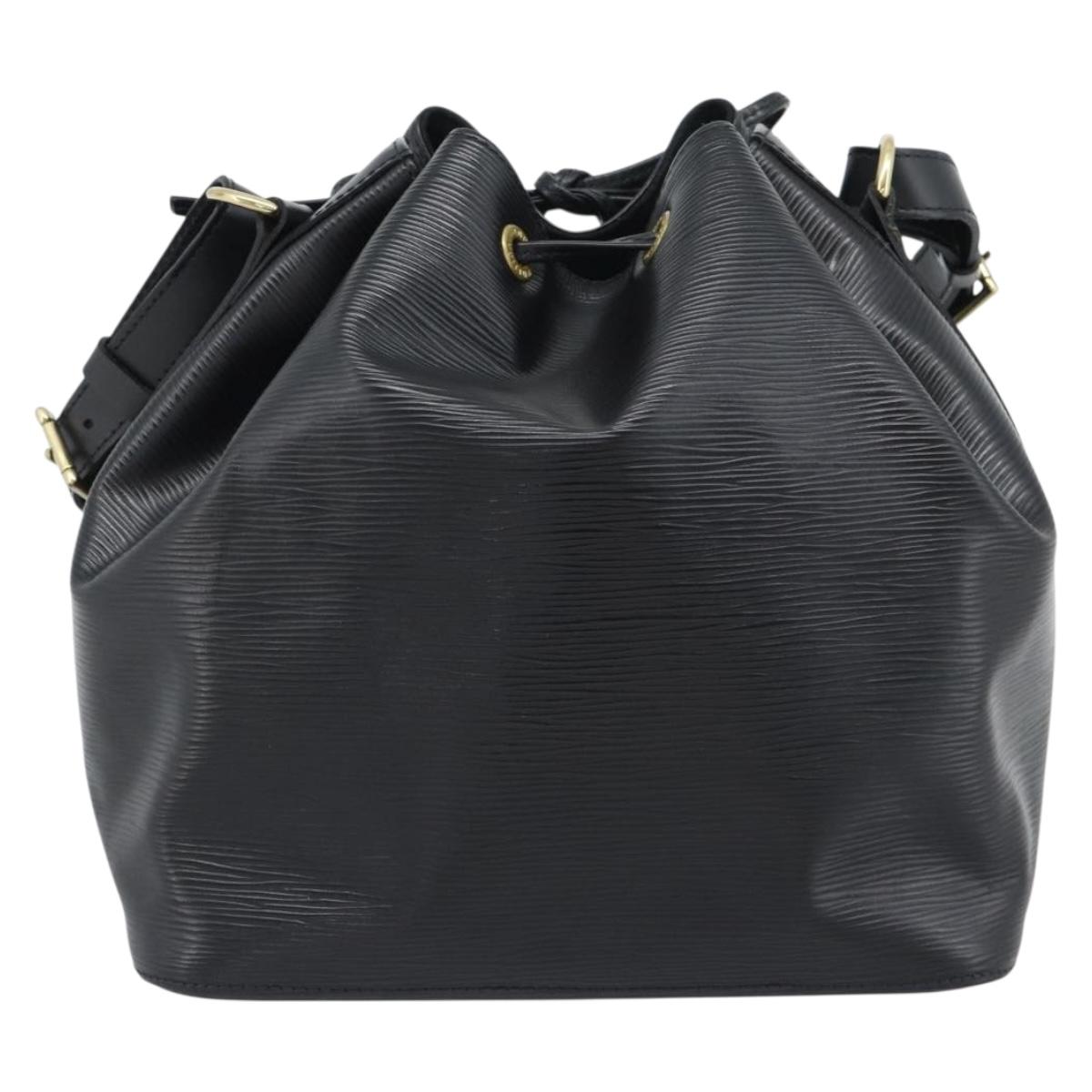 LOUIS VUITTON Epi Petit Noe Shoulder Bag Black M44102 LV Auth 191858V
