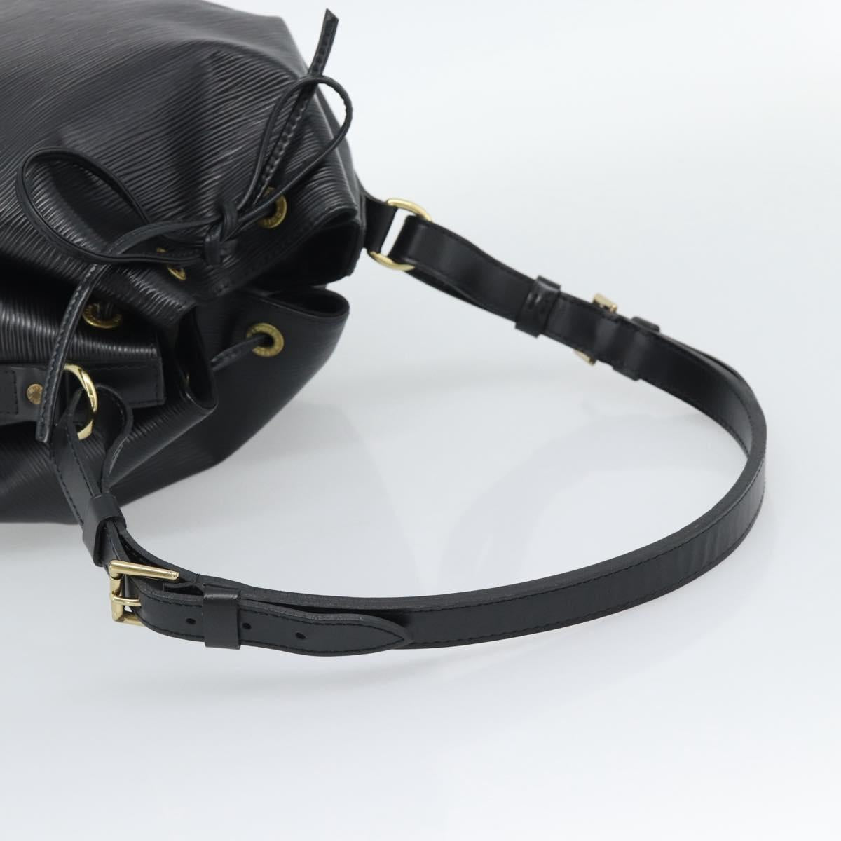 LOUIS VUITTON Epi Petit Noe Shoulder Bag Black M44102 LV Auth 191858V