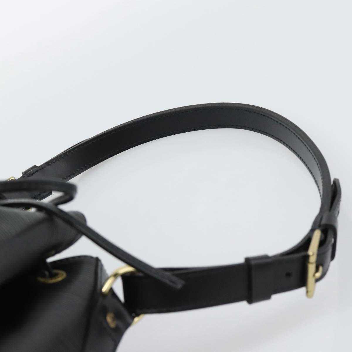 LOUIS VUITTON Epi Petit Noe Shoulder Bag Black M44102 LV Auth 191858V