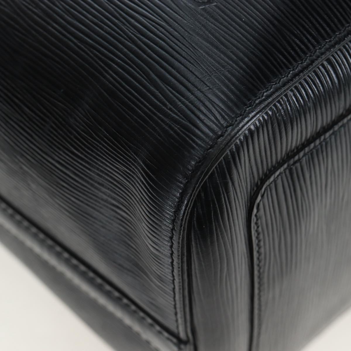 LOUIS VUITTON Epi Keepall 45 Boston Bag Black M42972 LV Auth 191863V
