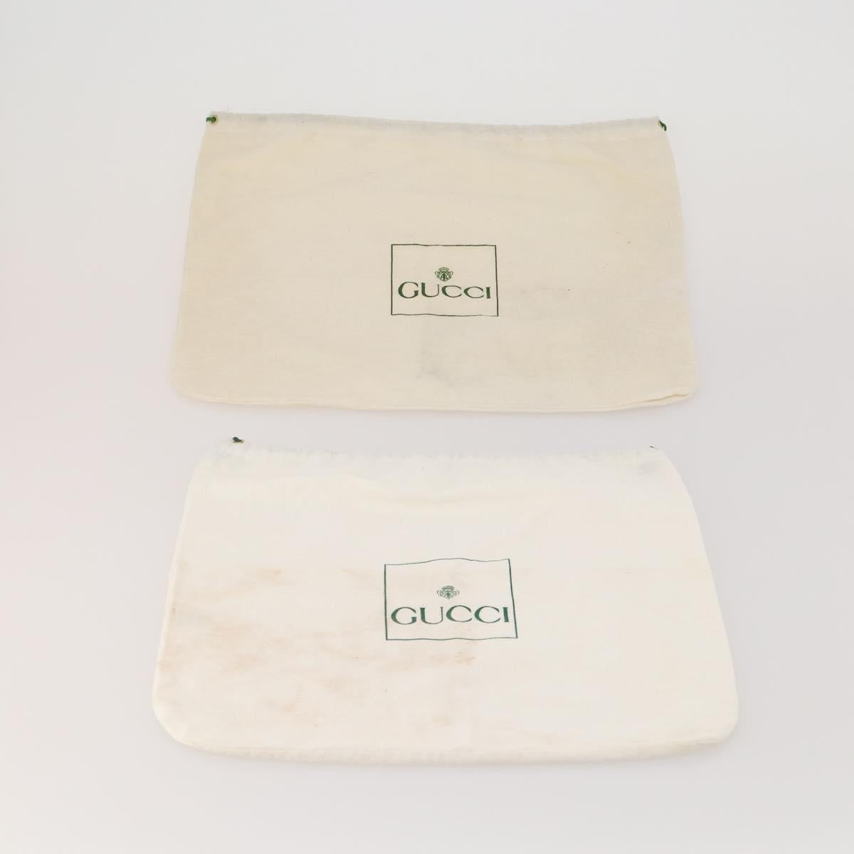 GUCCI Dust Bag Cotton Set of 20 Beige Auth 191873