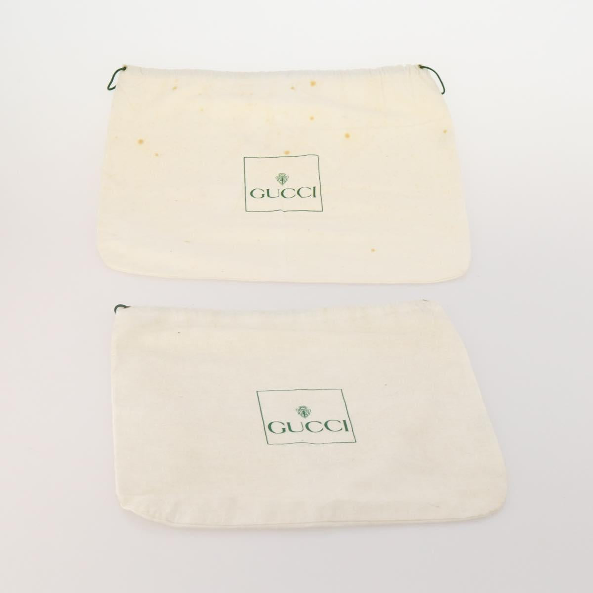 GUCCI Dust Bag Cotton Set of 20 Beige Auth 191873