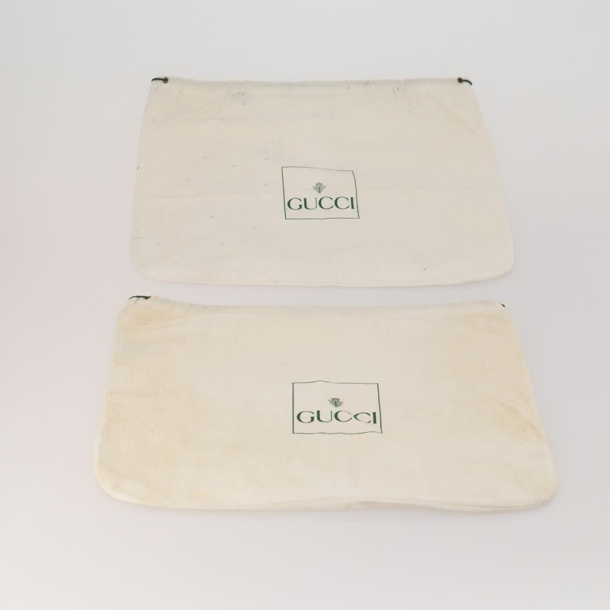 GUCCI Dust Bag Cotton Set of 20 Beige Auth 191873
