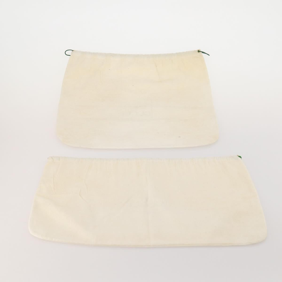GUCCI Dust Bag Cotton Set of 20 Beige Auth 191873