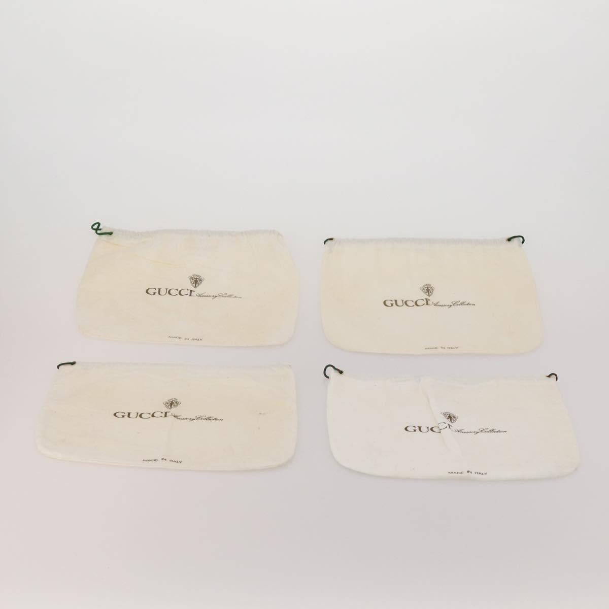 GUCCI Dust Bag Cotton Set of 20 White Auth 191874
