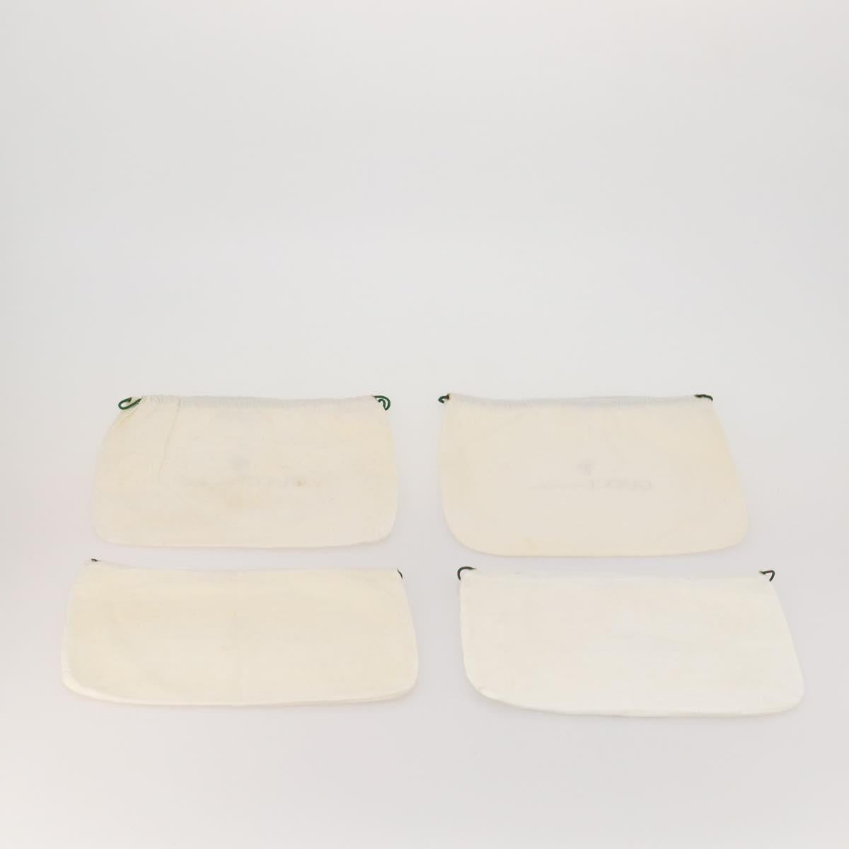 GUCCI Dust Bag Cotton Set of 20 White Auth 191874