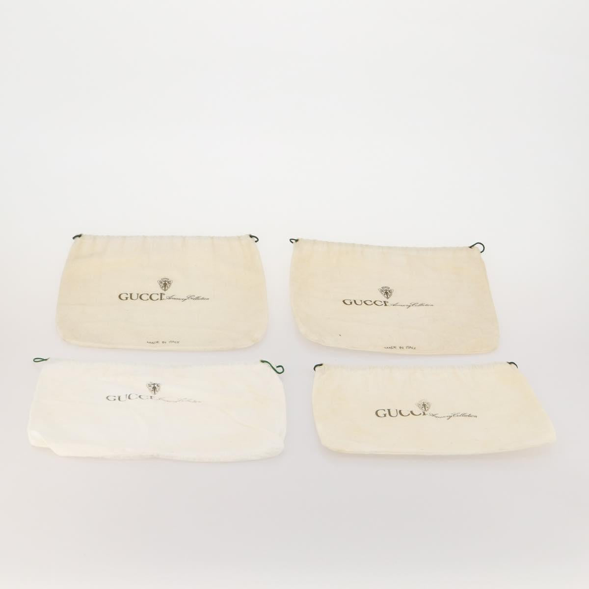 GUCCI Dust Bag Cotton Set of 20 White Auth 191874