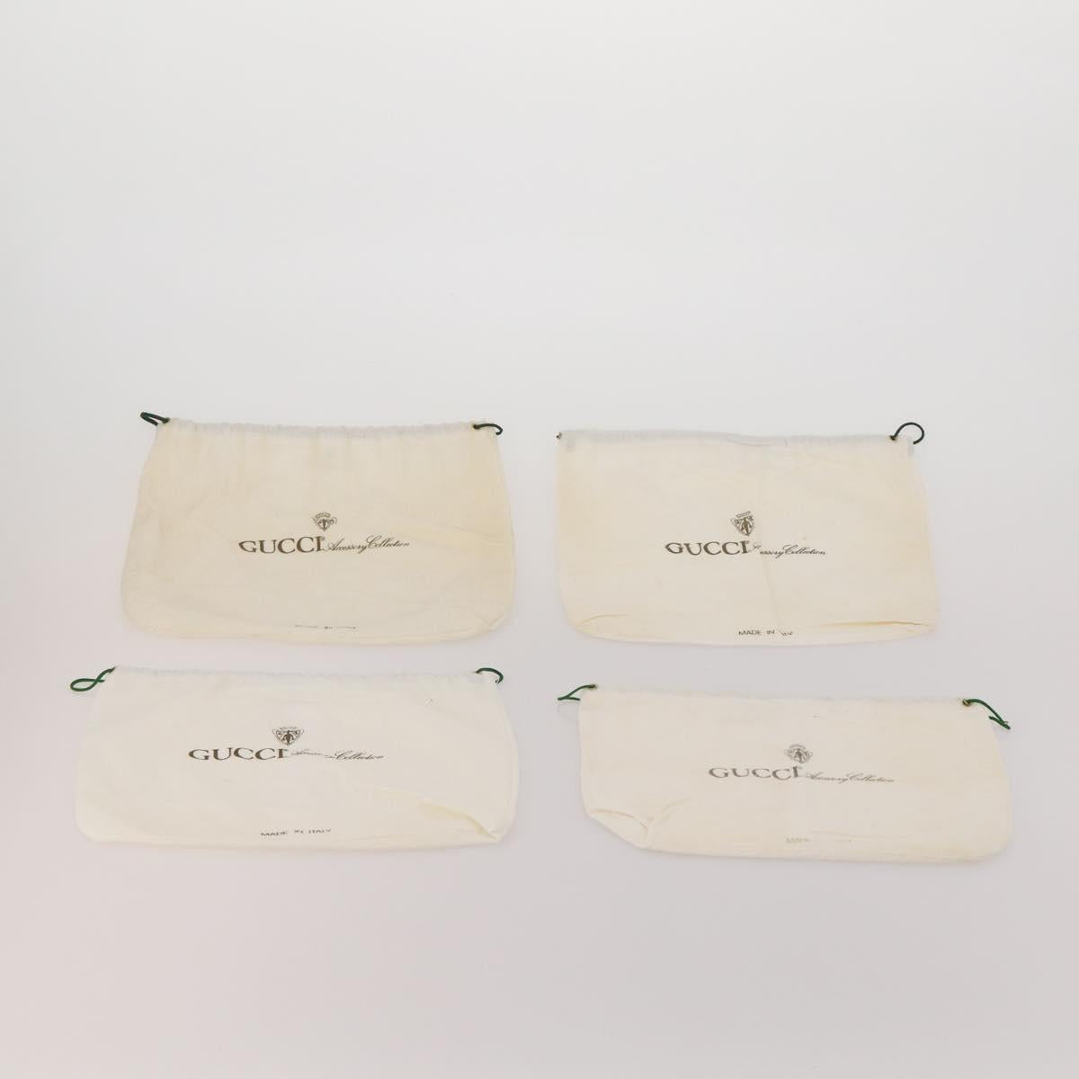 GUCCI Dust Bag Cotton Set of 20 White Auth 191874