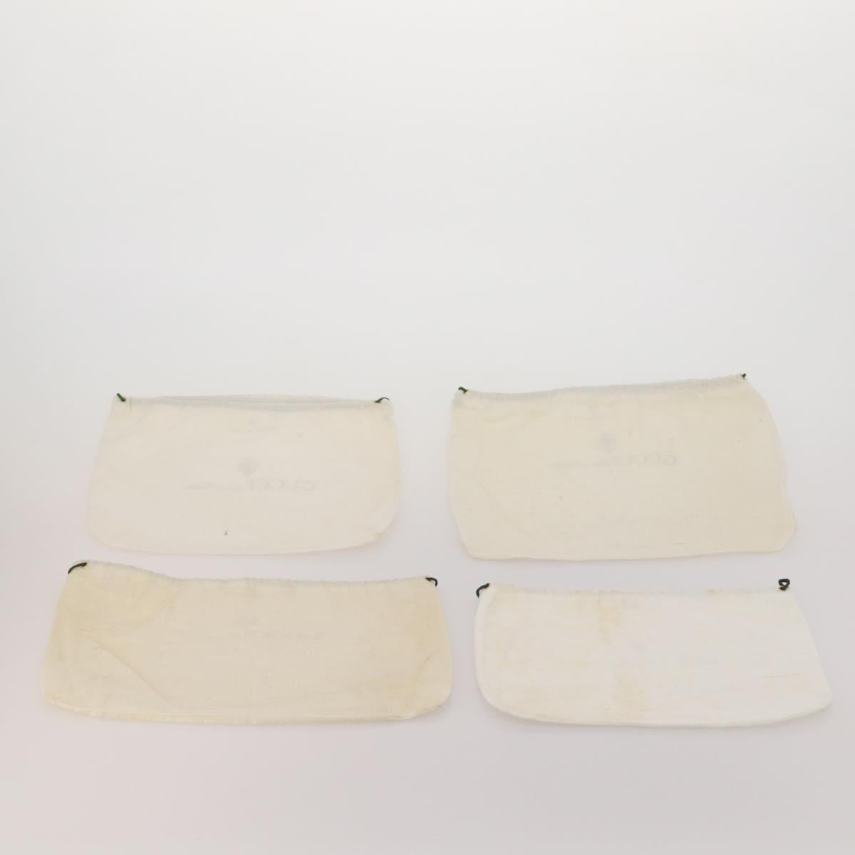 GUCCI Dust Bag Cotton Set of 20 White Auth 191874