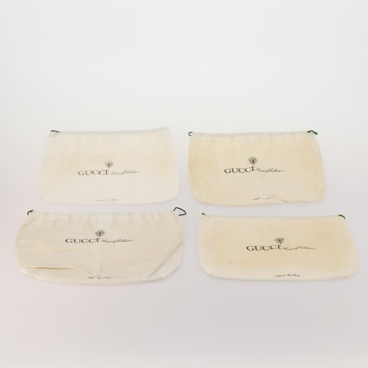 GUCCI Dust Bag Cotton Set of 20 White Auth 191874