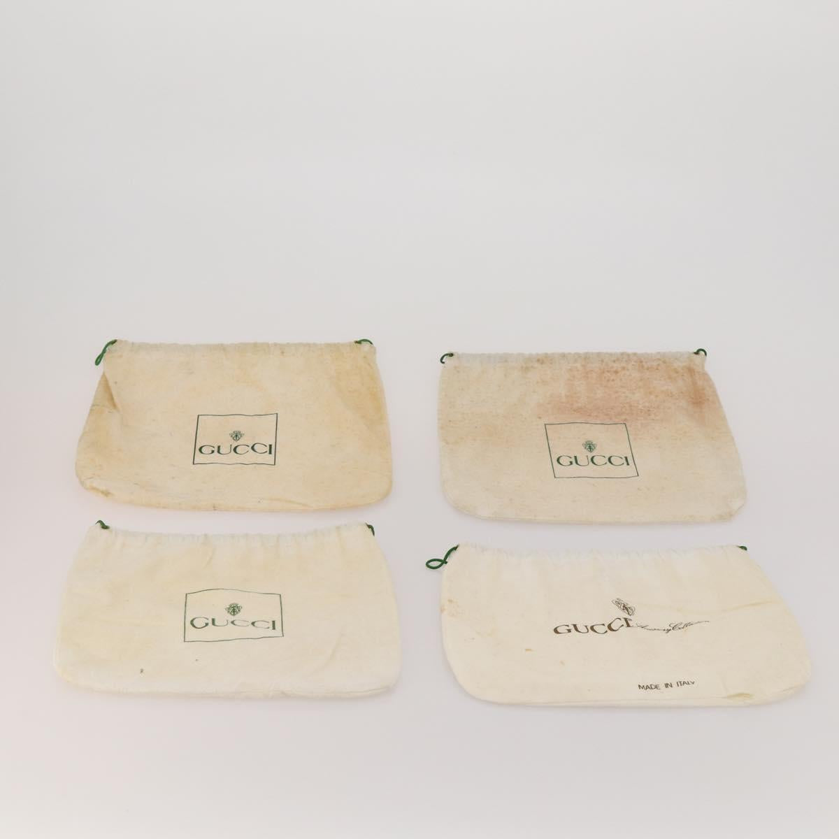 GUCCI Dust Bag cotton Set of 30 Beige Auth 191875