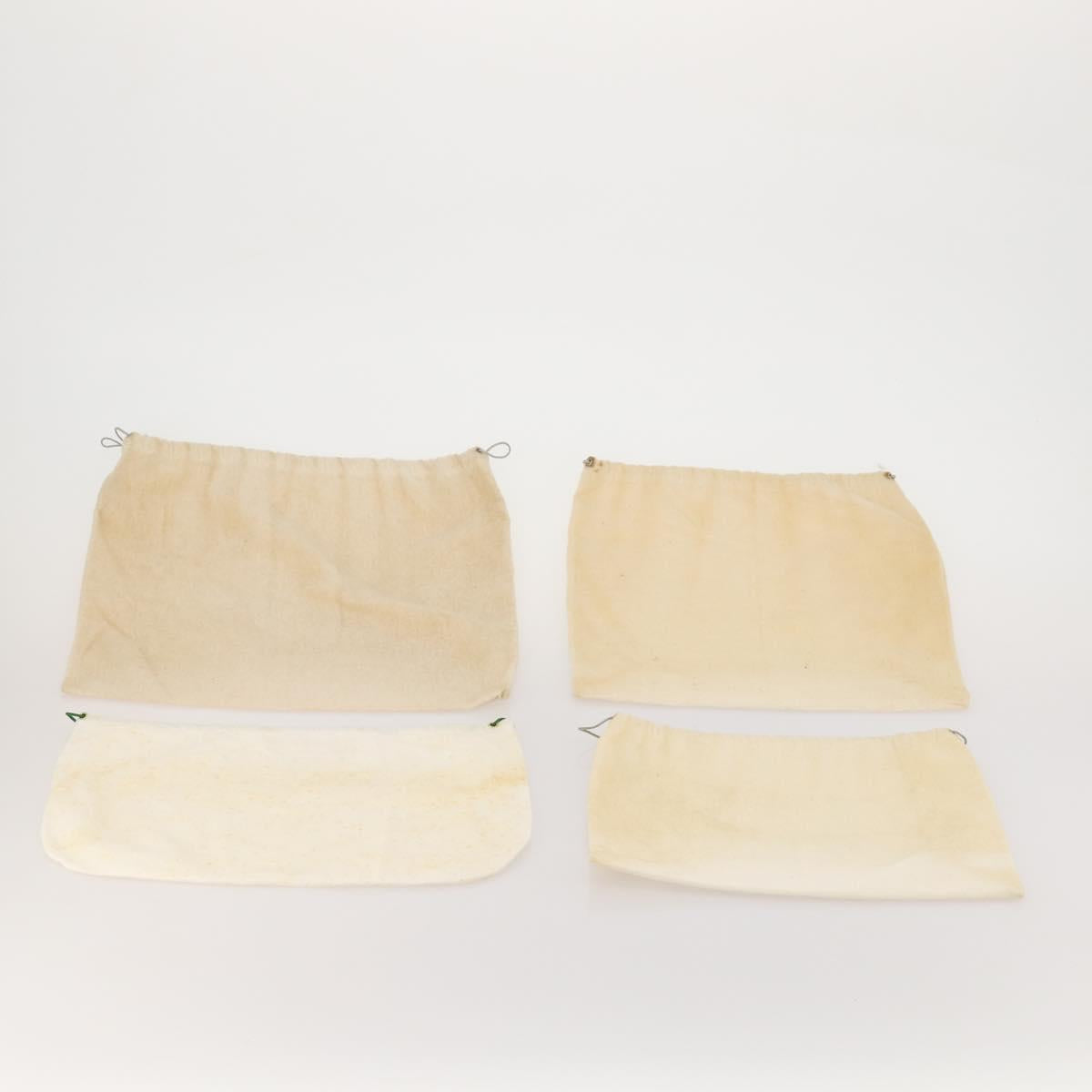 GUCCI Dust Bag cotton Set of 30 Beige Auth 191875