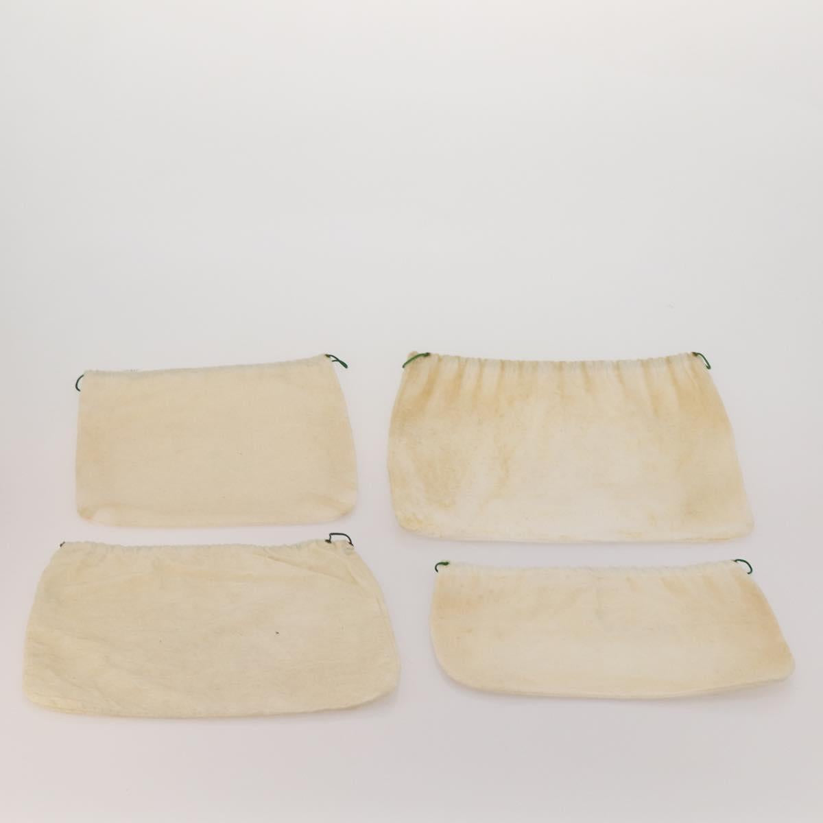 GUCCI Dust Bag cotton Set of 30 Beige Auth 191875