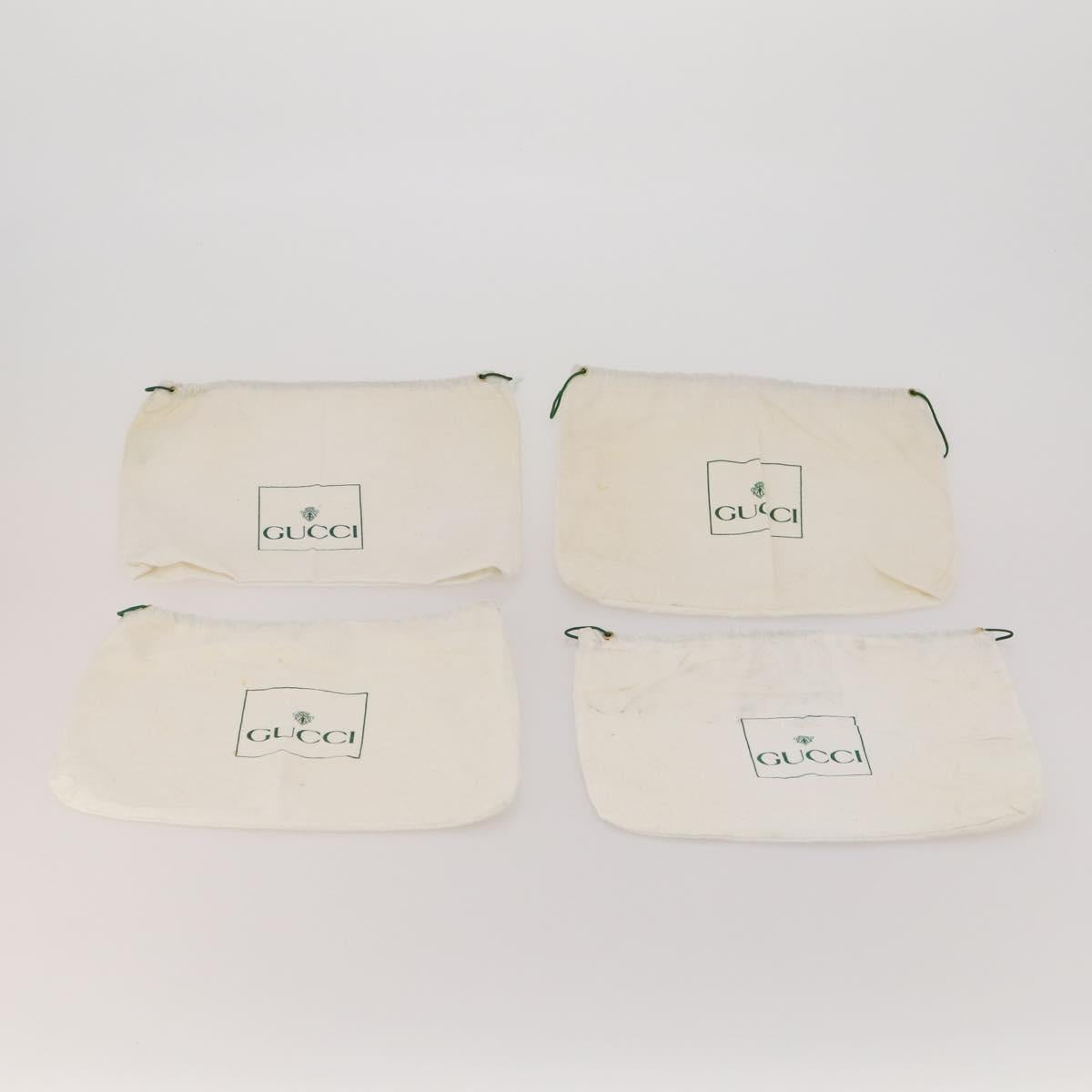 GUCCI Dust Bag Cotton Set of 20 White Auth 191876