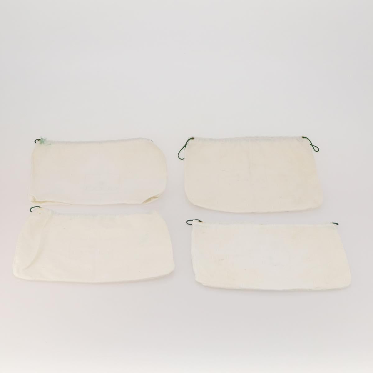 GUCCI Dust Bag Cotton Set of 20 White Auth 191876