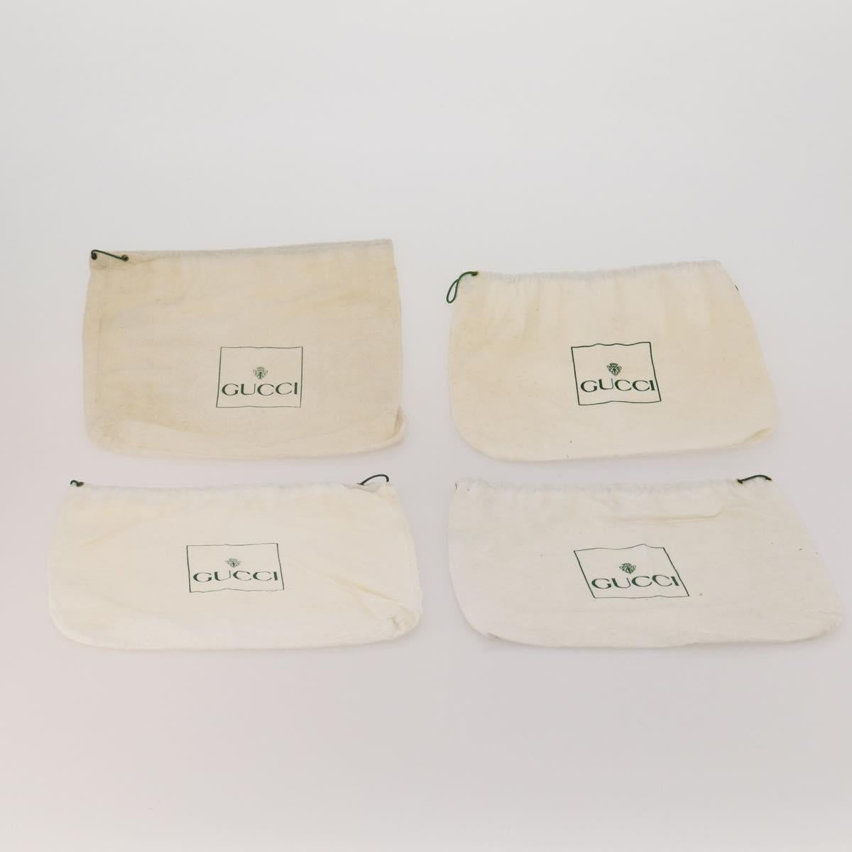 GUCCI Dust Bag Cotton Set of 20 White Auth 191876