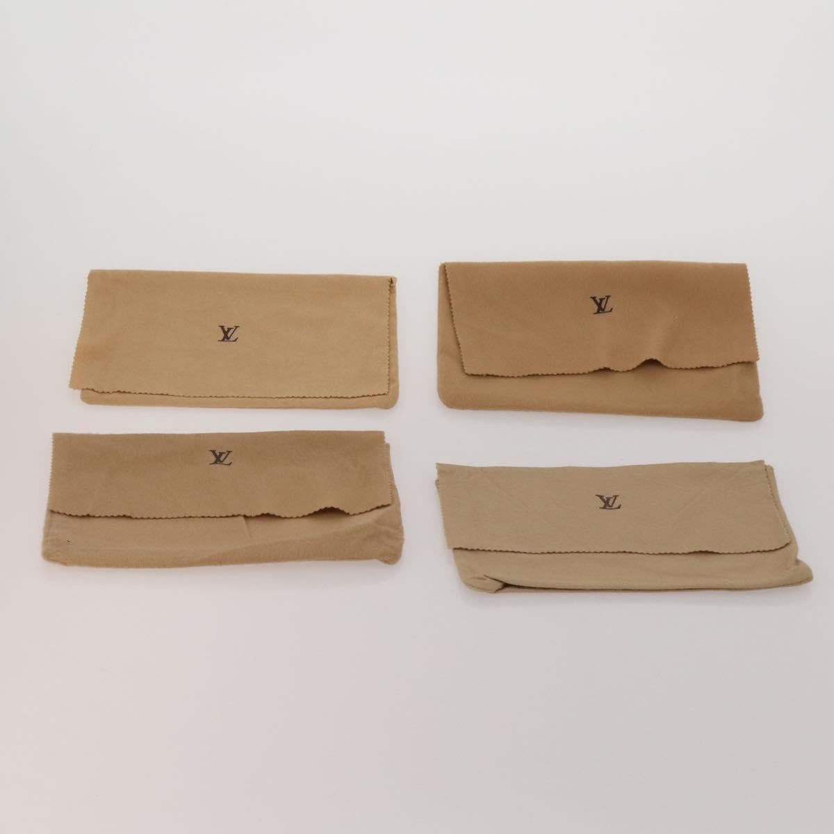 LOUIS VUITTON Dust Bag Cotton Set of 26 Beige LV Auth 191877