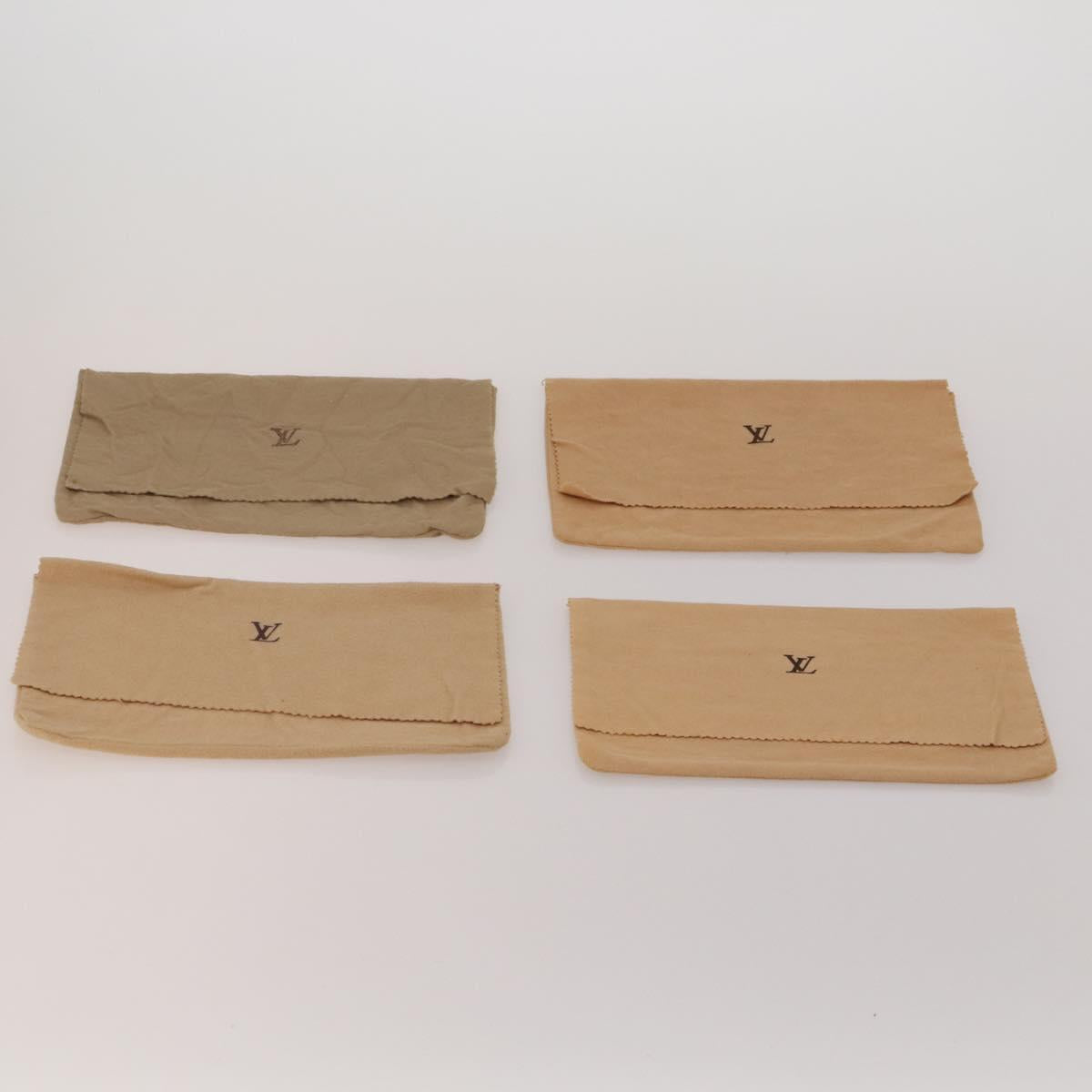 LOUIS VUITTON Dust Bag Cotton Set of 26 Beige LV Auth 191877