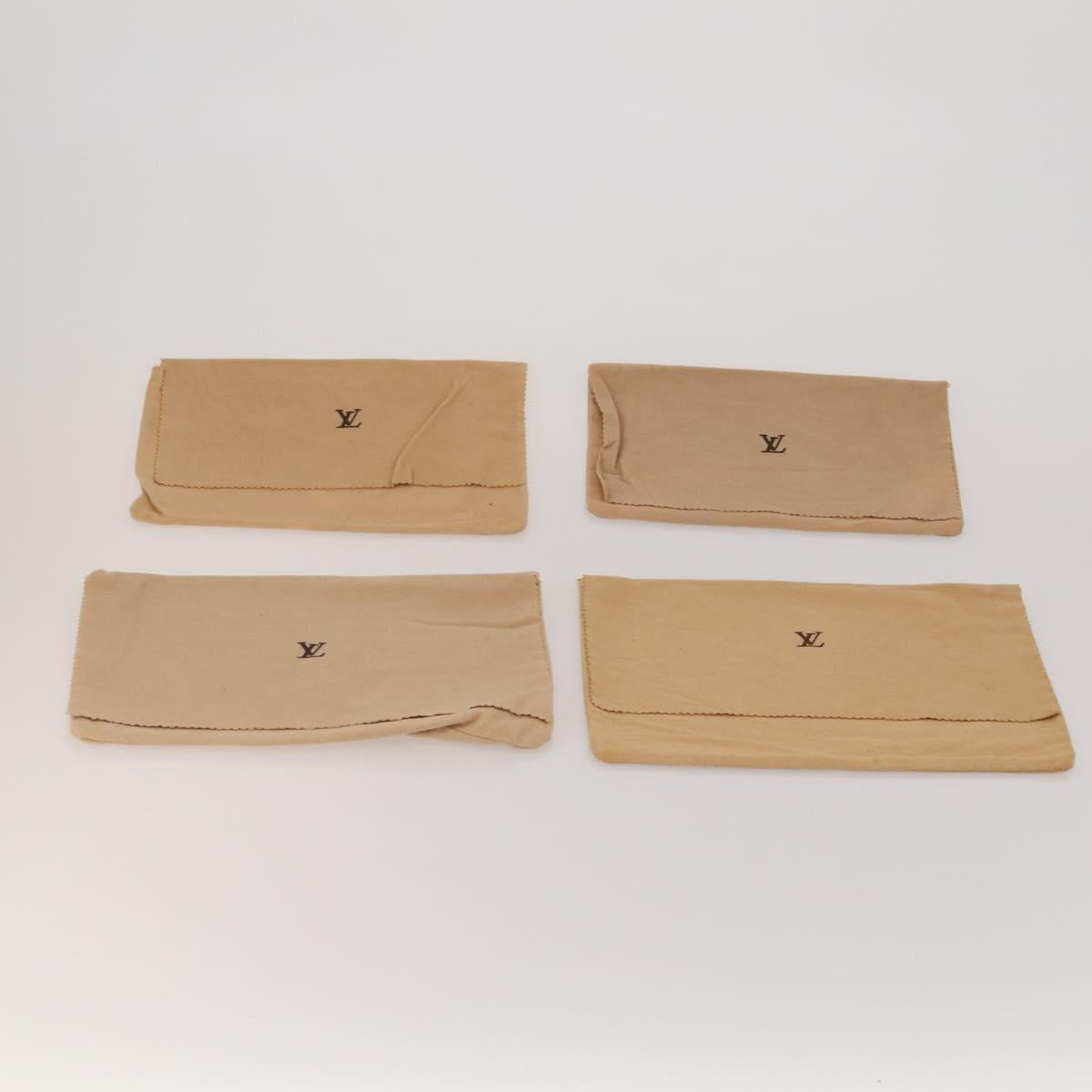 LOUIS VUITTON Dust Bag Cotton Set of 26 Beige LV Auth 191877