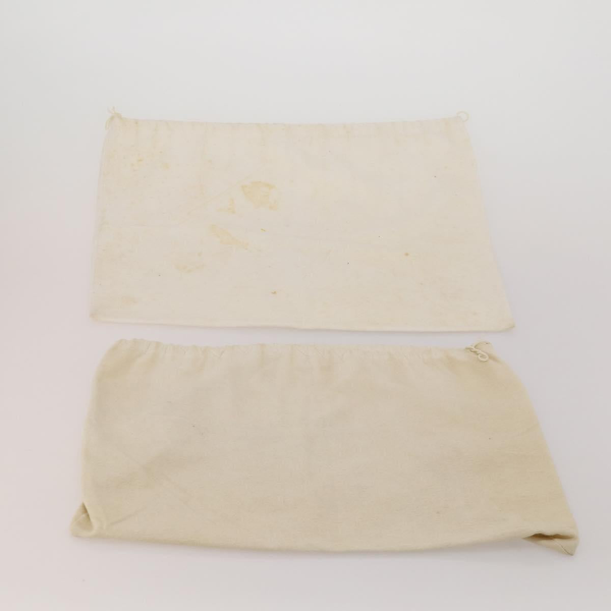 PRADA Dust Bag Cotton Set of 20 White Auth 191878