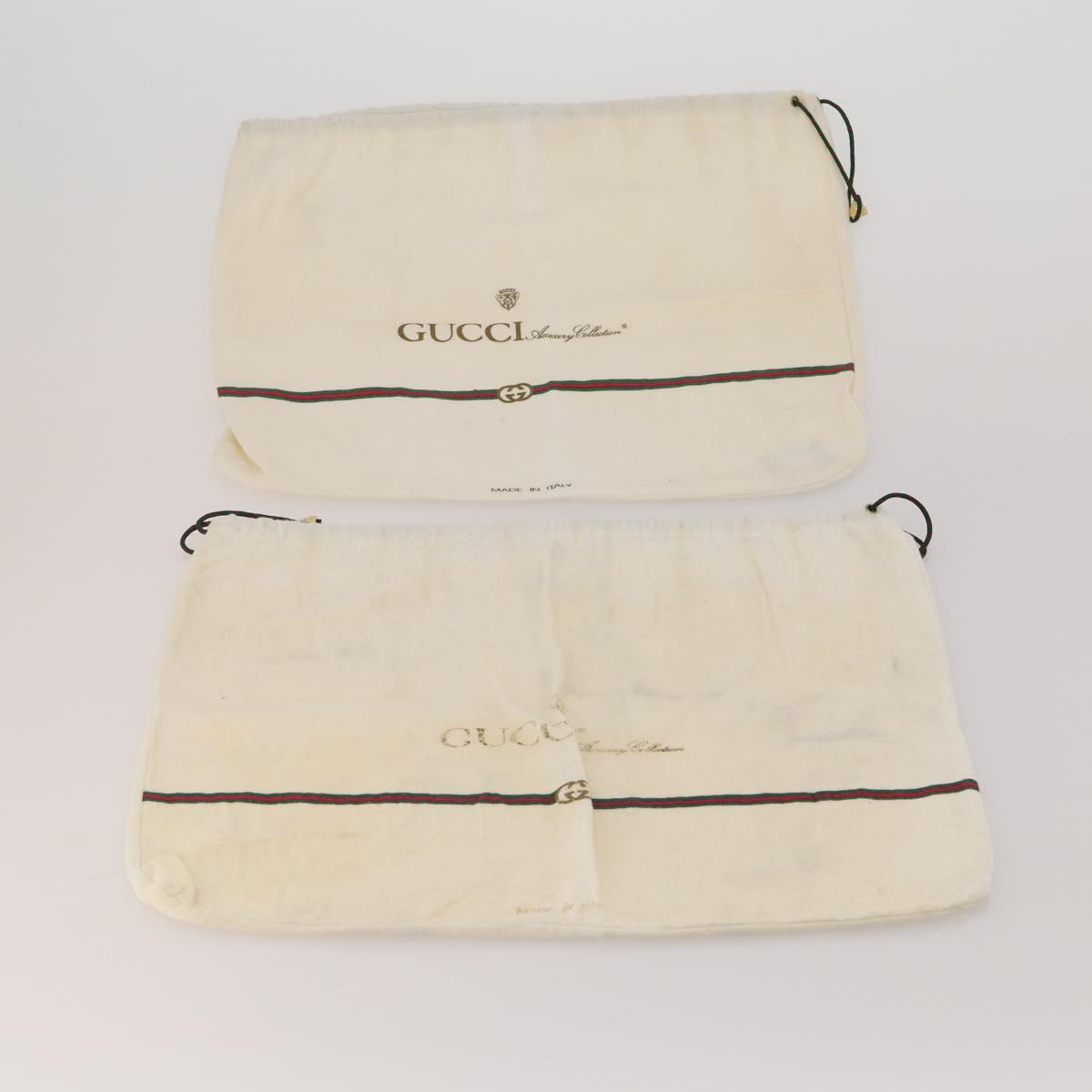 GUCCI Dust Bag Cotton Set of 20 White Auth 191879