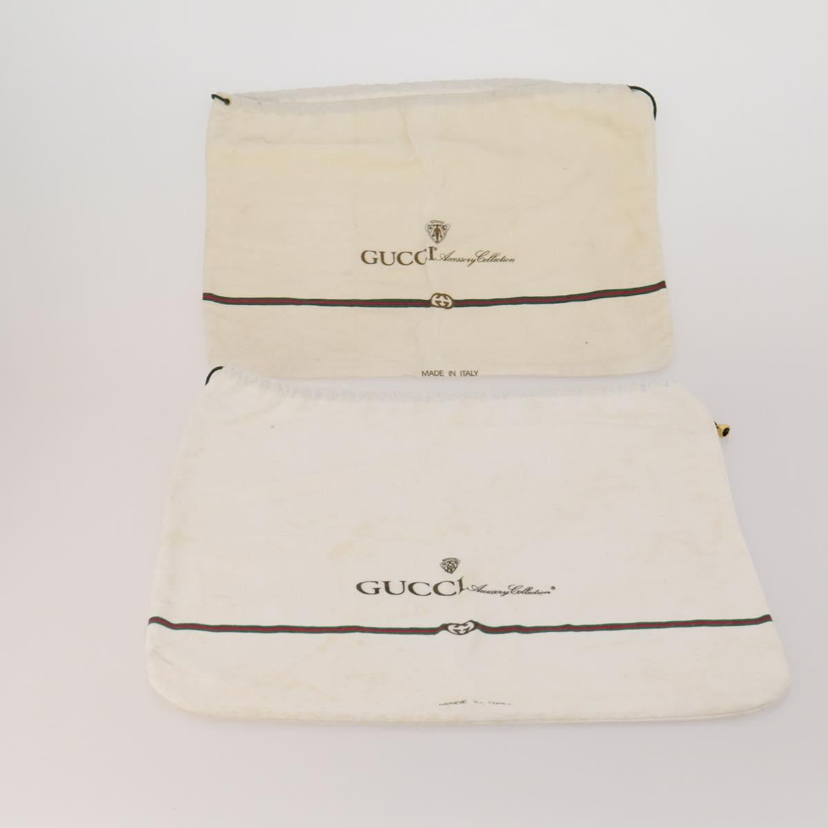 GUCCI Dust Bag Cotton Set of 20 White Auth 191879