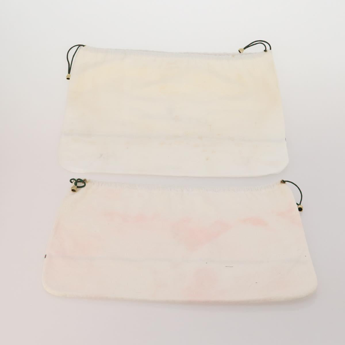 GUCCI Dust Bag Cotton Set of 20 White Auth 191879