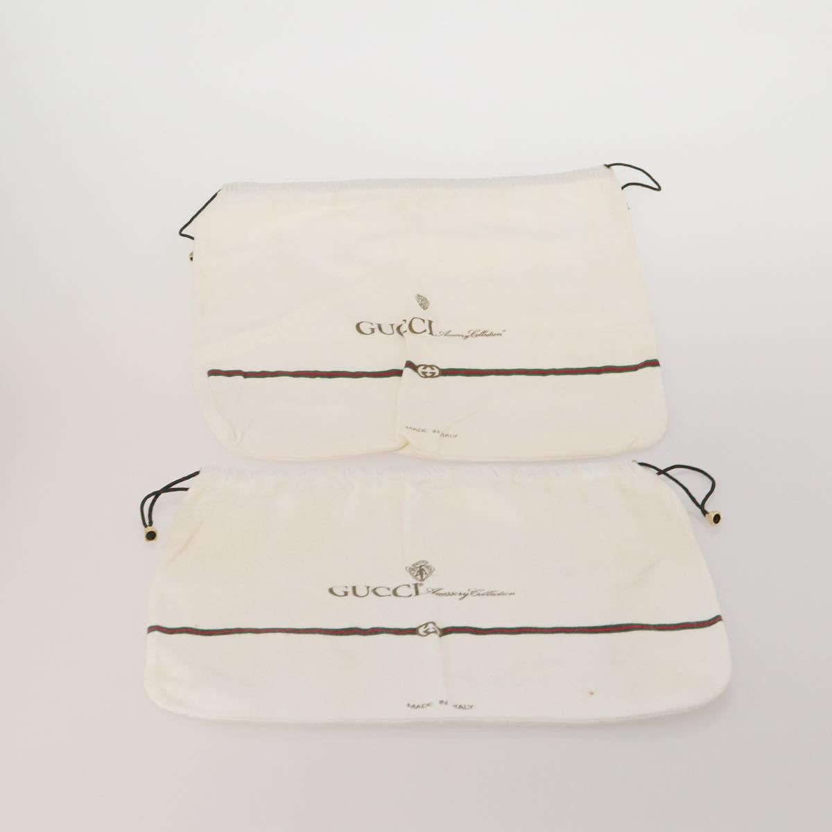 GUCCI Dust Bag Cotton Set of 20 White Auth 191879