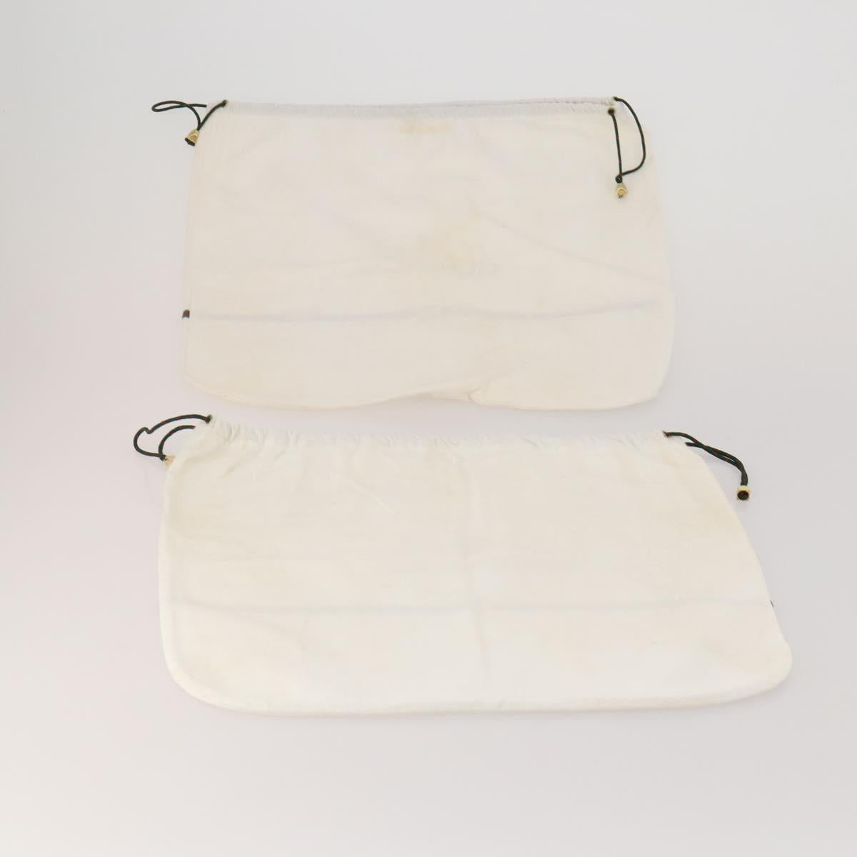 GUCCI Dust Bag Cotton Set of 20 White Auth 191879