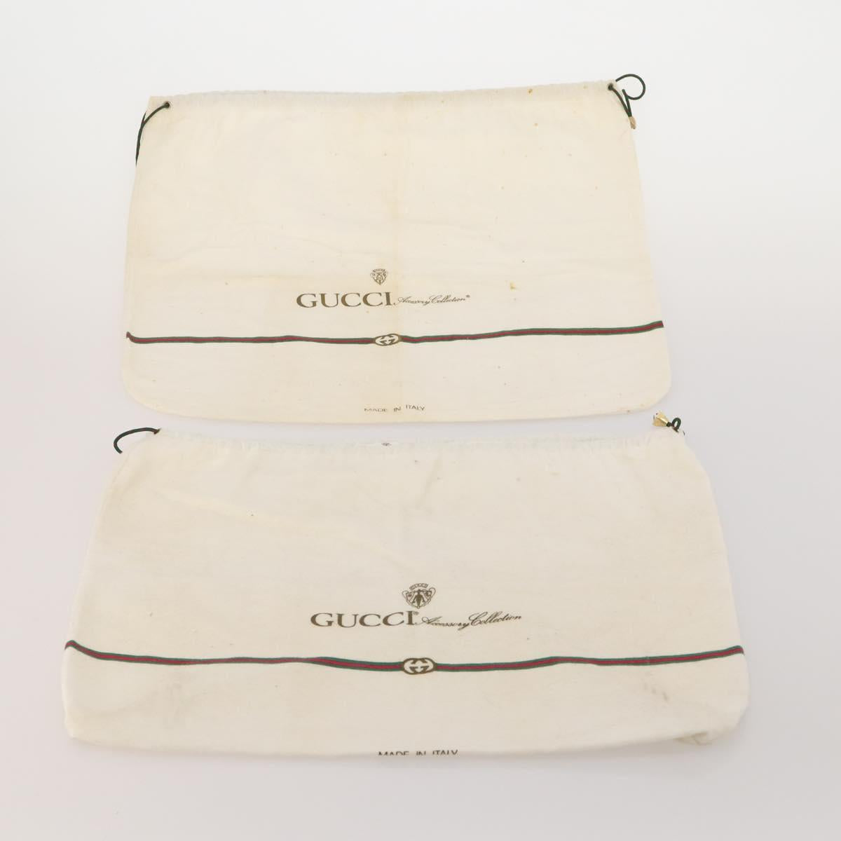GUCCI Dust Bag Cotton Set of 20 White Auth 191879