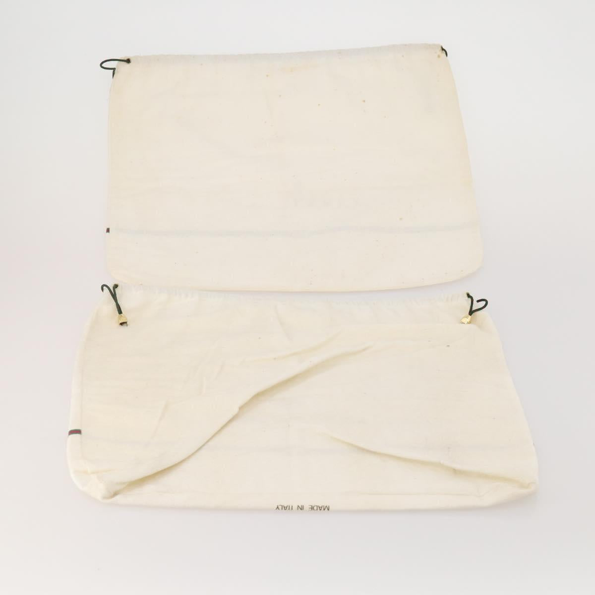 GUCCI Dust Bag Cotton Set of 20 White Auth 191879