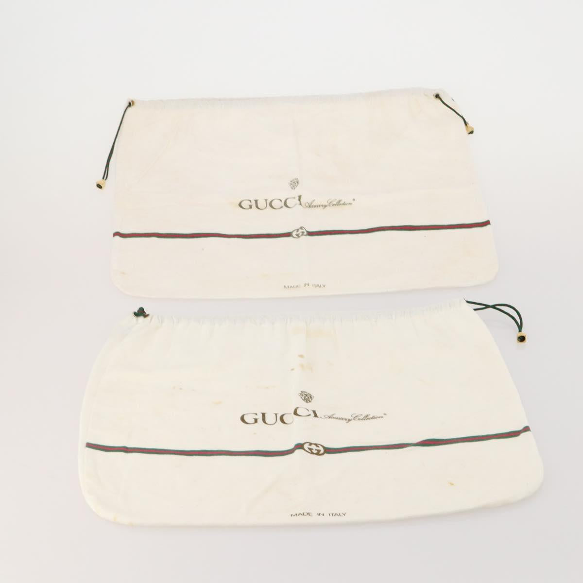 GUCCI Dust Bag Cotton Set of 20 White Auth 191879