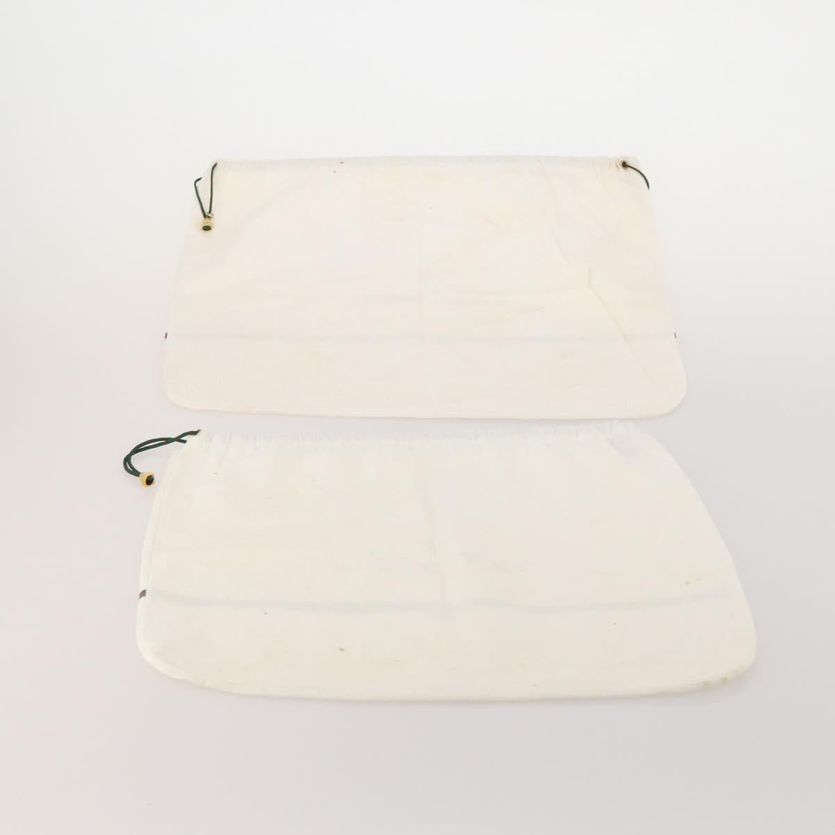 GUCCI Dust Bag Cotton Set of 20 White Auth 191879