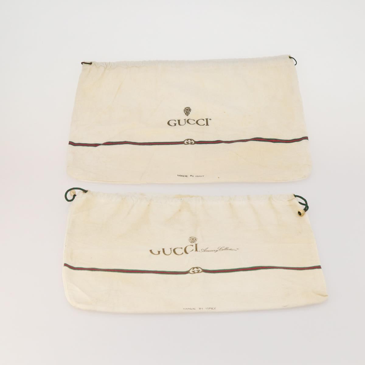 GUCCI Dust Bag Cotton Set of 20 White Auth 191879