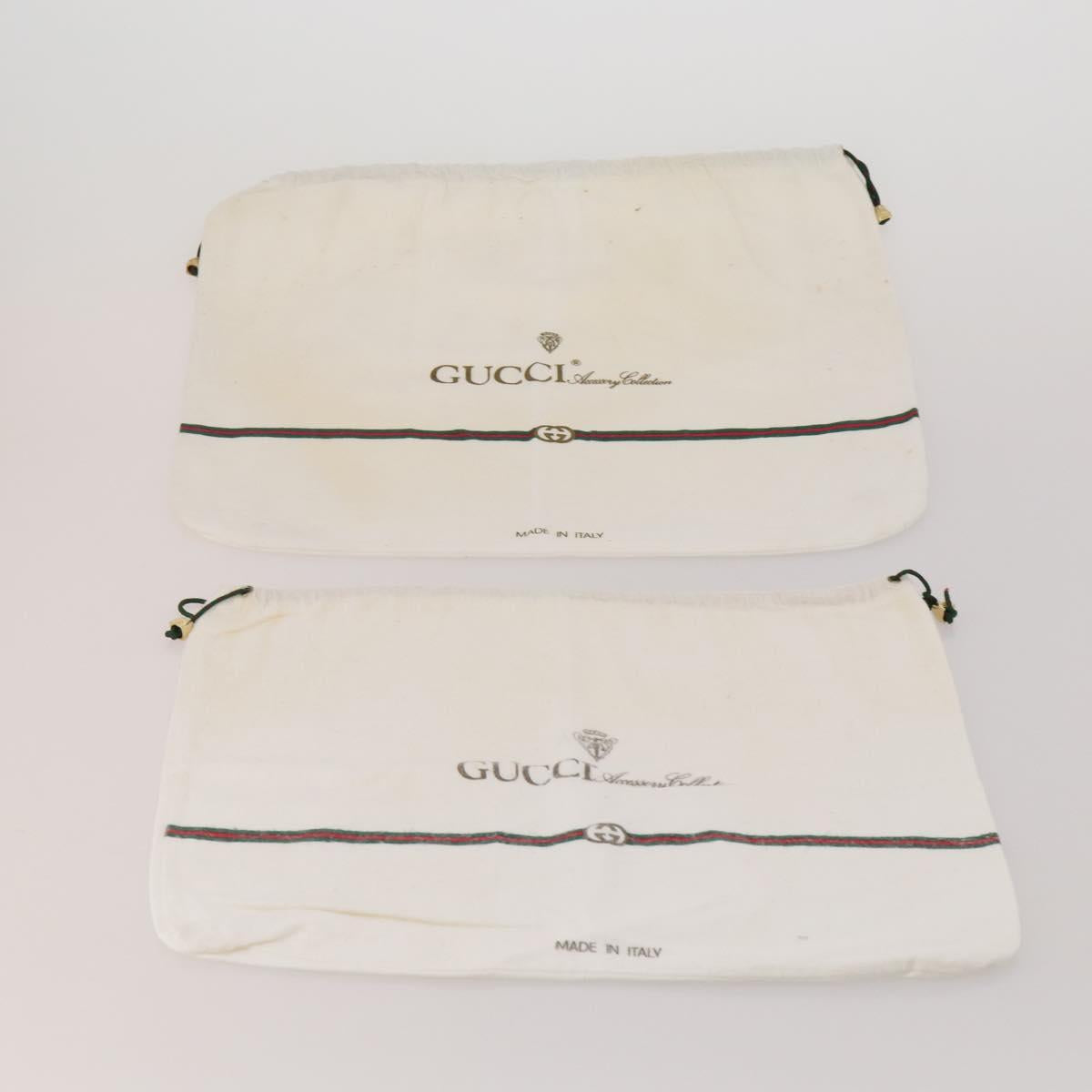 GUCCI Dust Bag Cotton Set of 20 White Auth 191879