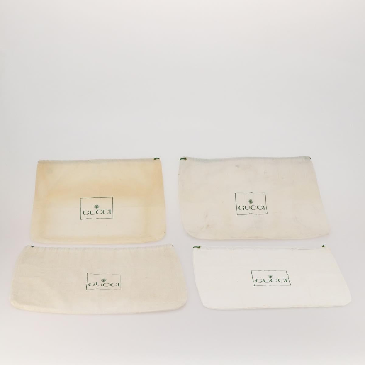 GUCCI Dust Bag Cotton Set of 20 White Auth 191880