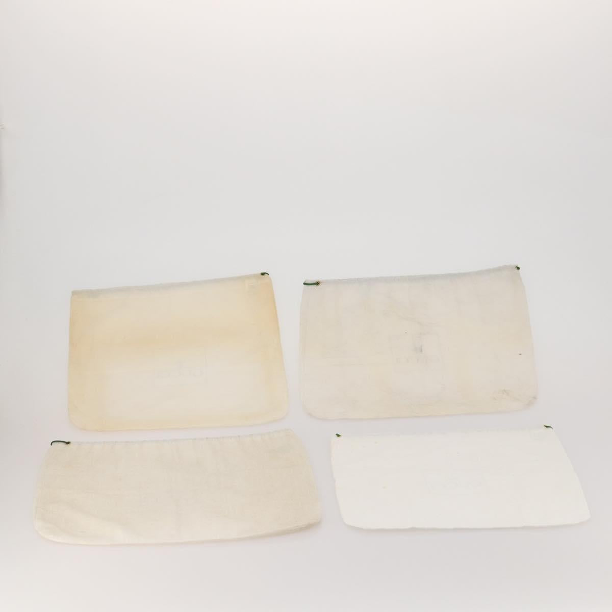GUCCI Dust Bag Cotton Set of 20 White Auth 191880