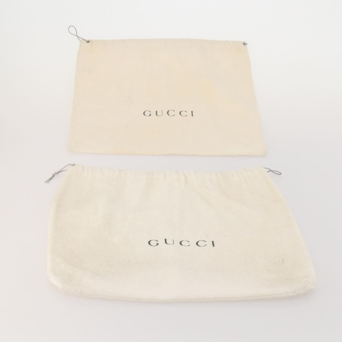 GUCCI Dust Bag Cotton Set of 20 Beige Auth 191881