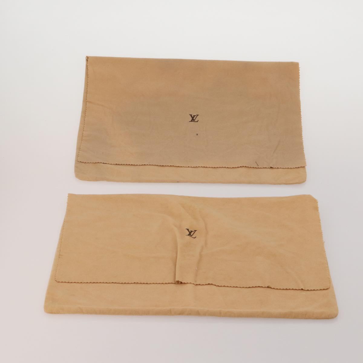 LOUIS VUITTON Dust Bag Cotton Set of 20 Beige LV Auth 191882