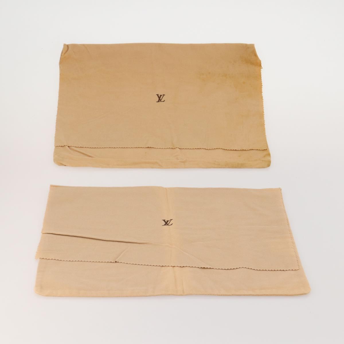 LOUIS VUITTON Dust Bag Cotton Set of 20 Beige LV Auth 191882