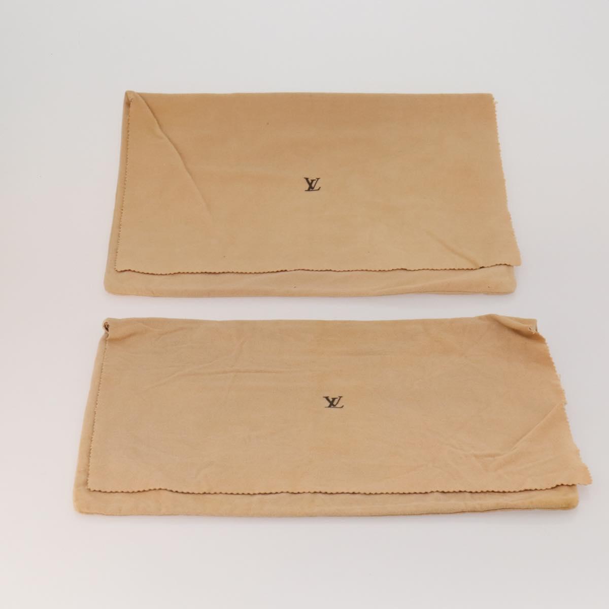 LOUIS VUITTON Dust Bag Cotton Set of 20 Beige LV Auth 191882