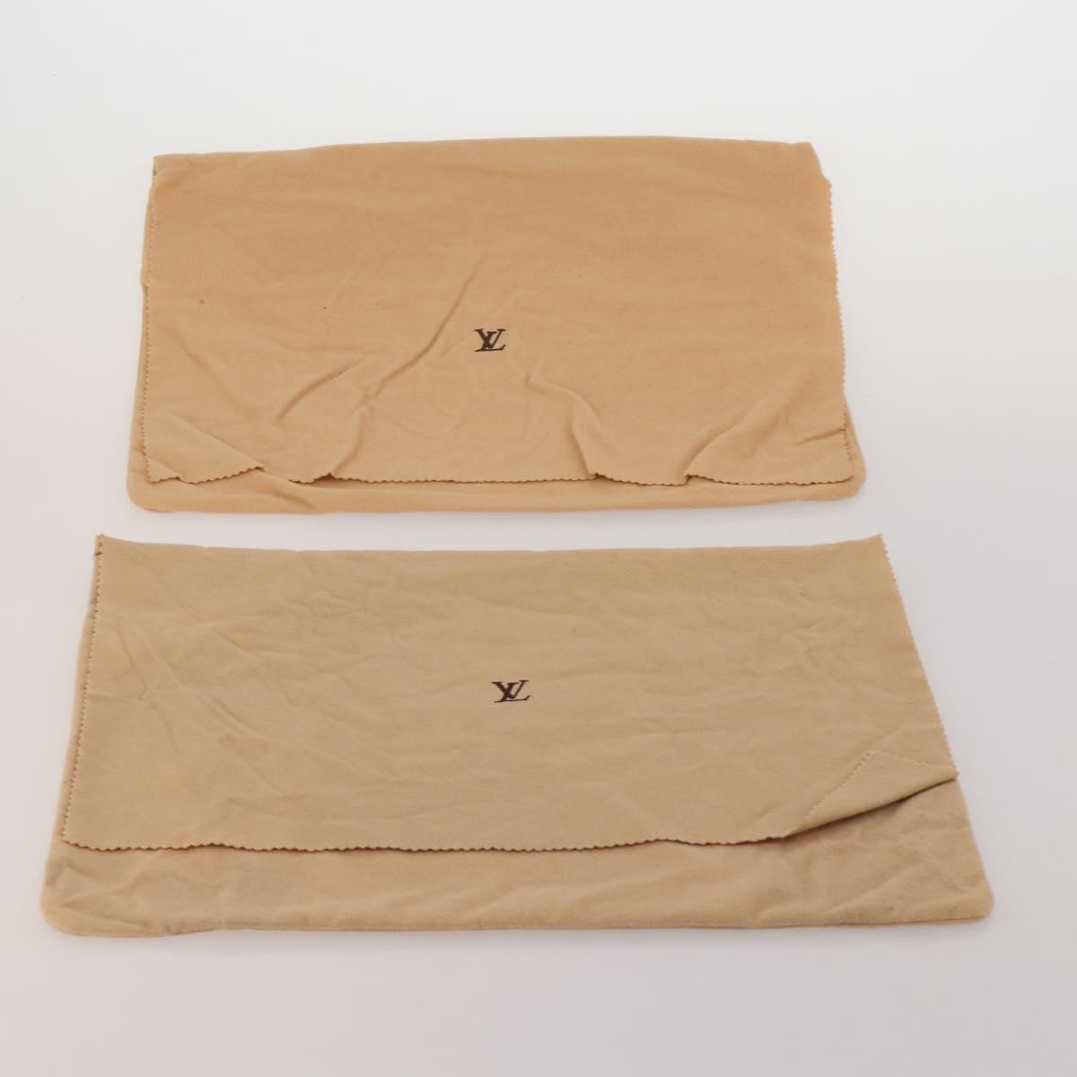 LOUIS VUITTON Dust Bag Cotton Set of 20 Beige LV Auth 191882
