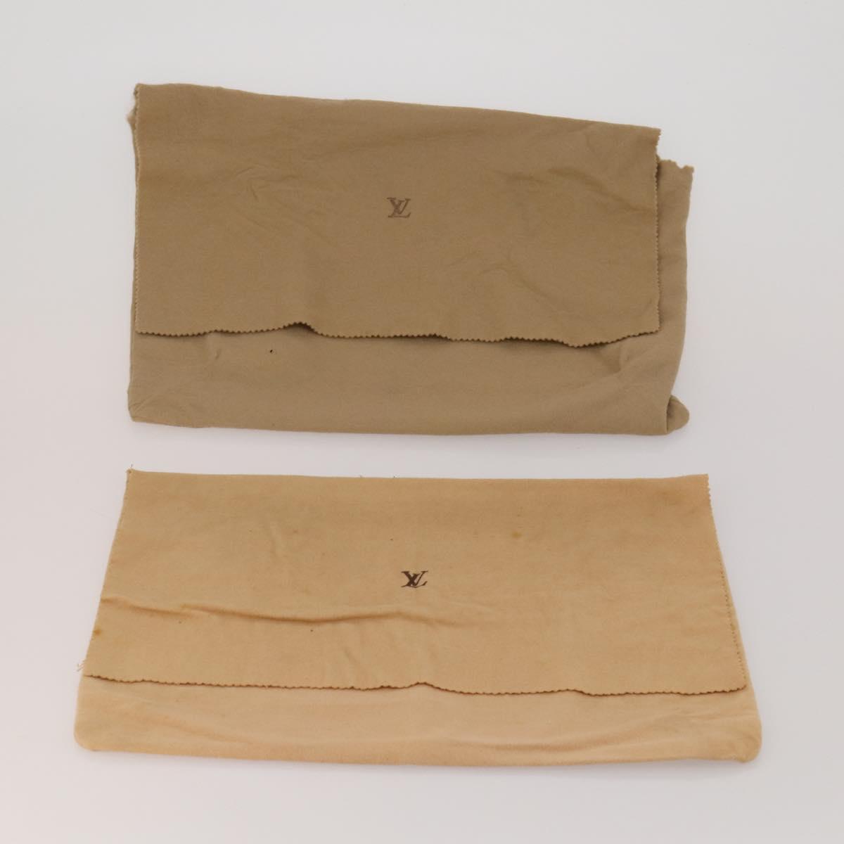 LOUIS VUITTON Dust Bag Cotton Set of 20 Beige LV Auth 191882