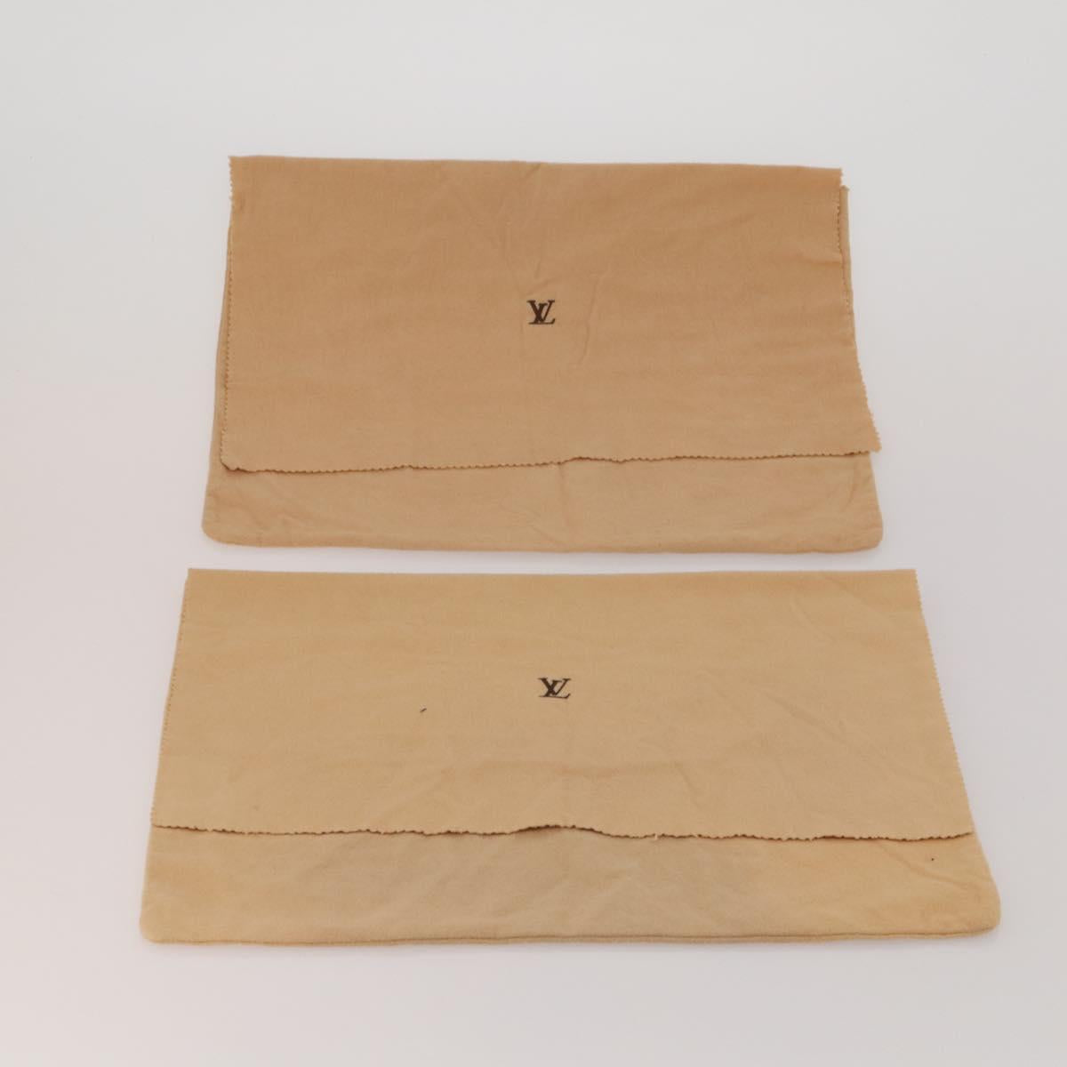 LOUIS VUITTON Dust Bag Cotton Set of 20 Beige LV Auth 191882